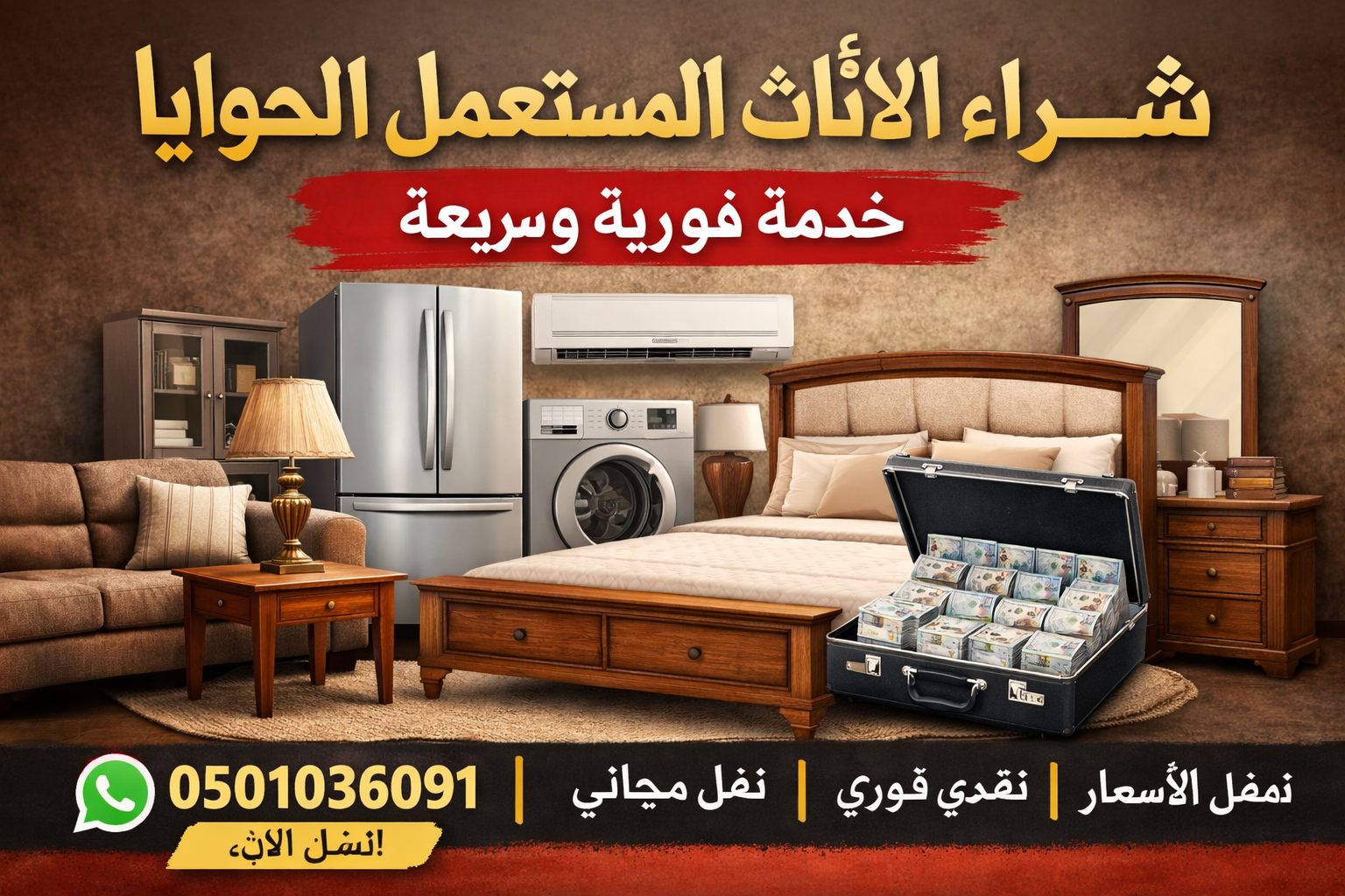 شراء الاثاث المستعمل الحوايا – خدمة فورية وسريعة